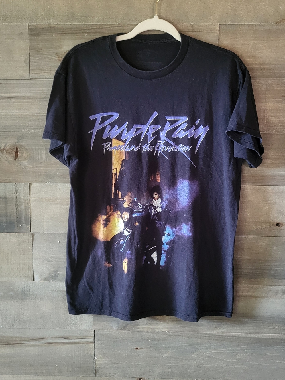 Purple Rain Prince Graphic Tee In Black Size M Retro Repro